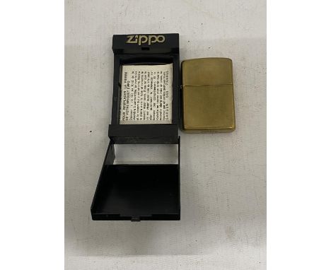 A BOXED ZIPPO LIGHTER 