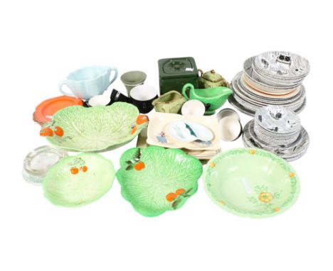 Collection of assorted mid-century ceramic tableware. Including Ridgway Home Maker, Carlton ware and Beswick, etc. 