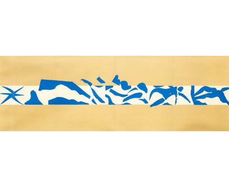 Henri MATISSE (1869-1954) La Piscine Panel A (1954) Lithograph, 34.5 x 102cm, 59.5 x 125cm framed.Goldmark Prints