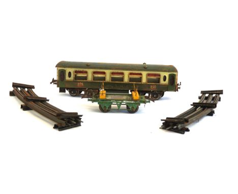 A collection of Hornby '0' gauge railway items - some boxed
Including RS675 'Redline' petrol tank wagon, Robert Hudson Limite
