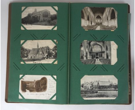 Two postcard albums containing approx three hundred and twenty postcards
Subjects to include Donald McGill, George Davey, Fir
