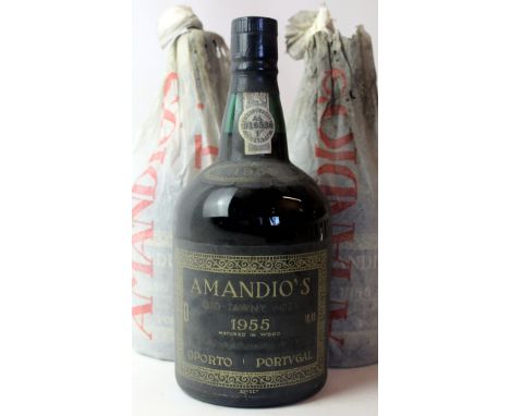3 bottles Amandios Vintage Tawny Port  1955
