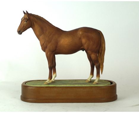 A Royal Worcester model of 'Hyperion'
Model no. 175, raised on wooden plinth base, complete with certificate. CONDITION REPOR