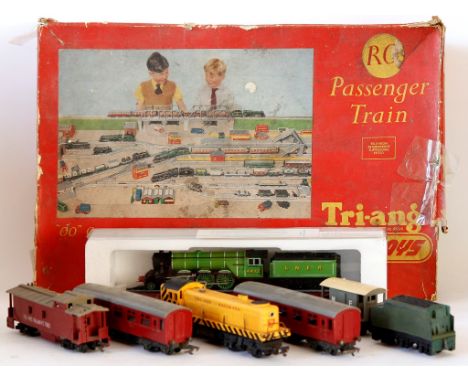 A quantity of '00' gauge Triang railway items
Including quantity of track, transformer, 'Princess Elizabeth' locomotive and t
