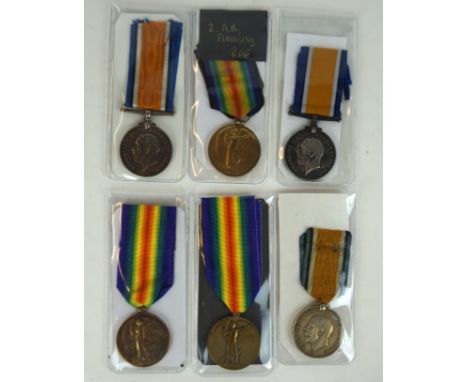 A WWI Royal Air Force matched pair
Comprising British War Medal awarded to 280266 W. J. Phillips, Victory medal awarded to 21