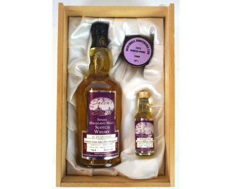 1 bottle North Port Brechin "Silent Stills" Signatory Release Cask No. 2960 Bottle No. 122 of 211
Presented in Display Box an