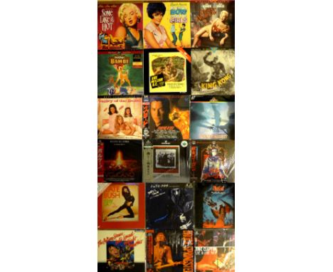 A Collection of 54 Laserdiscs various formats, NTSC, CLV & CAV 
Includes Special Editions and Japanese Issues. Titles include