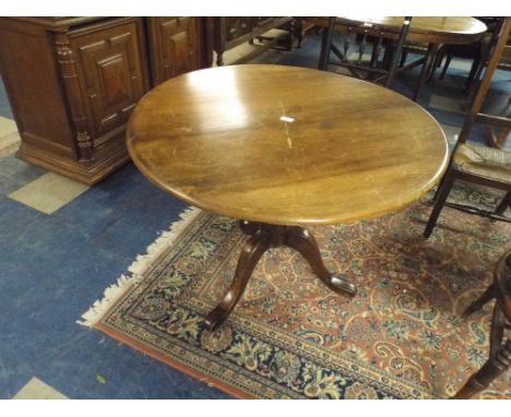 A Wooden Snap Top Tripod Table.