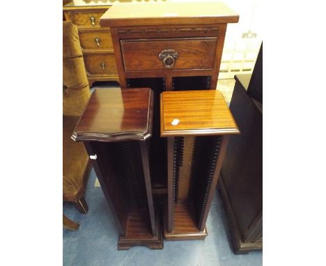Three CD Storage Racks One Old Charm Example with Upper Drawer. 