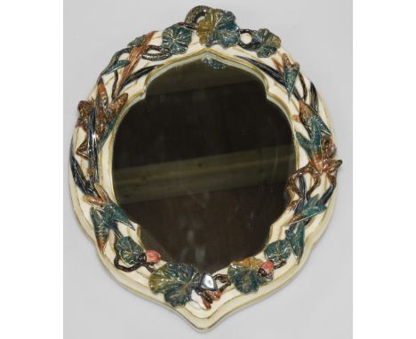 CERAMIC FRAMED MIRROR 