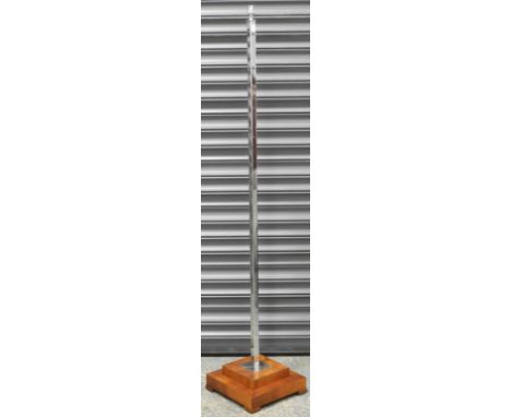 ART DECO CHROME STANDARD LAMP 