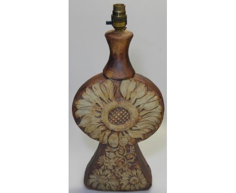 QUANTOCK POTTERY - TABLE LAMP 18'H 