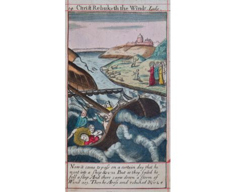 The Book of Common Prayer, hand-coloured engraved portrait frontispiece of Queen Anne, 46 engraved plates with early hand-col