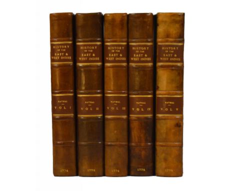 Raynal, Guillaume Thomas Francois. A Philosophical and Political History of the Settlements and Trade of the Europeans in the