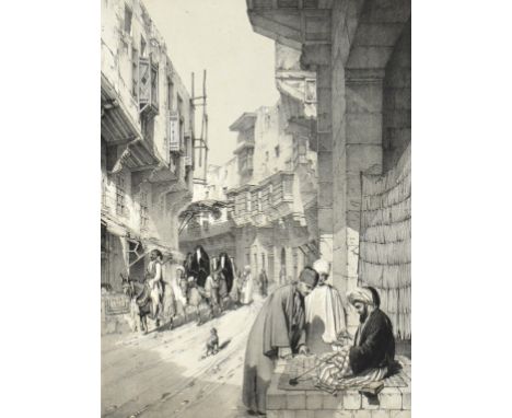 Hay, Robert. Illustrations of Cairo, first edition, lithographed title, dedication and 28 [of 29] tinted lithographed plates,