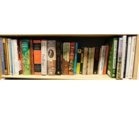Various books, hardback non fiction, The Shorter Pepys, Ackroyd (Peter) Blake, Pevsner and other historical, classical and ot
