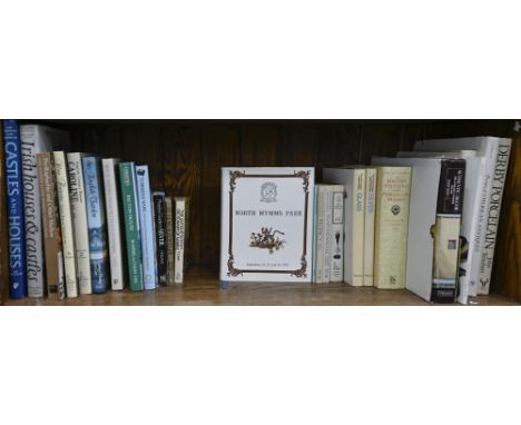 Books. One shelf of art and antique reference, 20th c, including auction catalogues:&nbsp;Christie's Belton House, April-May 