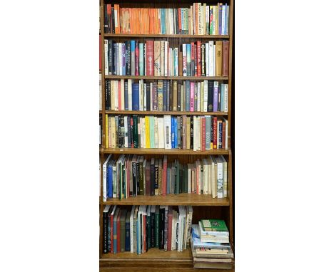 Books. Six shelves of general stock, early 20th c and later, some art history and architecture, first edition of Hilary Mante