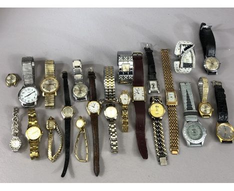 Large collection of wrist watches to include Tissot, Seiko, Vintage Timex etc