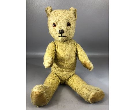 Vintage jointed teddy bear, approx 38cm in height