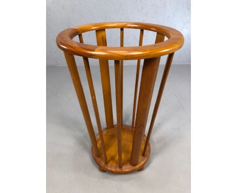 Modern Pine hall stick stand approx 