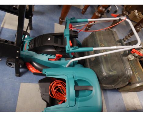 An as new Bosch Electric Rotary Lawn Mower 