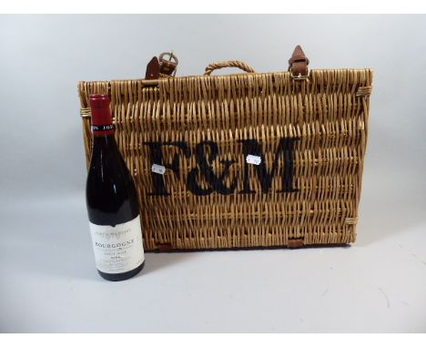 A Wicker Fortnum and Mason Picnic Hamper, 50 Cm Wide