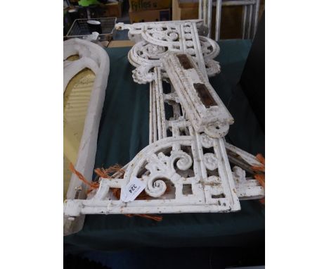 A Late Victorian Cast Iron Wash Basin Stand 