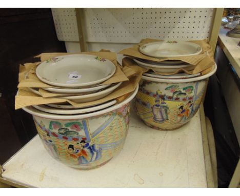 Two canton planter sets