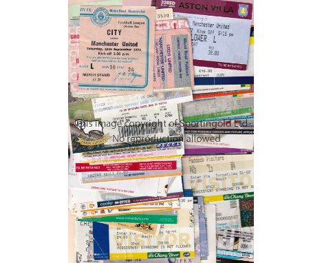 MANCHESTER UNITED    Over two hundred and fifty away League match tickets including v Leeds United 19/2/1972, Manchester City