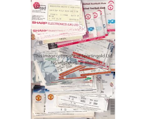 MANCHESTER UNITED         One hundred and eleven home tickets for various European competitions including European Champions 