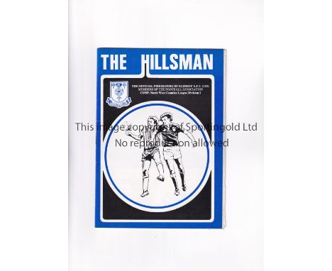 ARSENAL     Programme for the away Friendly v Glossop A.F.C. 4/8/1984.     Good