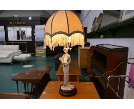 Figural table lamp