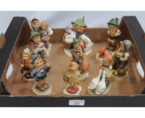 Box of Hummel figures 