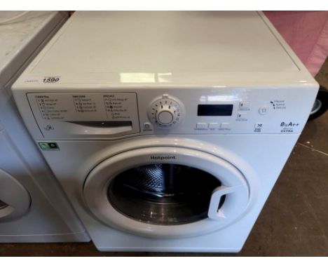 8kh A++ Hotpoint washing machine. All electrical items in this lot have been PAT tested for safety and have passed. This does
