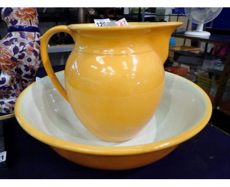 BP Co LTD 1930's jug and wash bowl. Not available for in-house P&amp;P 