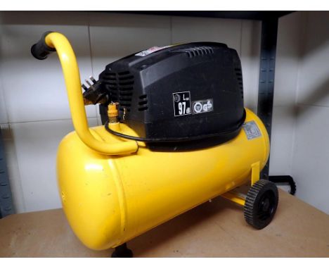 Stanley 1.5HP 8bar compressor. All electrical items in this lot have been PAT tested for safety and have passed. This does no