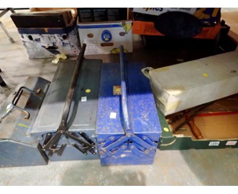 Three tool boxes and further box of some larger tools. Not available for in-house P&amp;P 