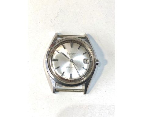 Vintage cortebert envoy huntermatic gents wristwatch the watch is ticking but no warranty given 