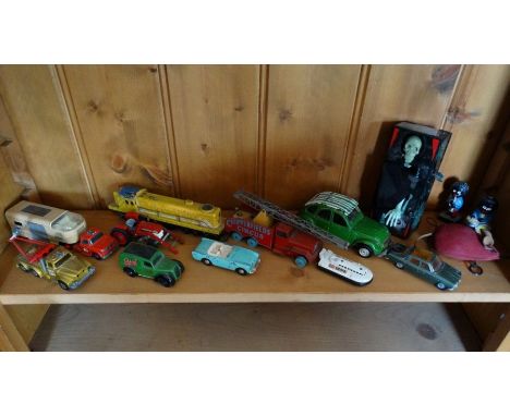 *Item to be collected from Friargate, Derby*Toys - A Tri-Ang Railways diesel engine; Matchbox and Corgi cars; A Corgi Chipper