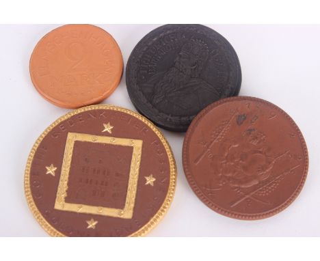 [Militaria] A Collection of German Ceramic Notgeld ‘Germany Emergency Money’ various factories, values, sizes and cities (33)