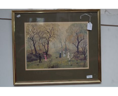 Framed Helen Bradley print