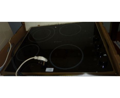 Hotpoint ceramic hob (boxed) and a Fellowes paper shredder