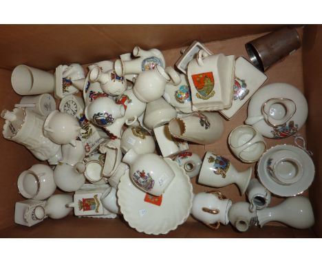 Large selection of crested china inc Goss