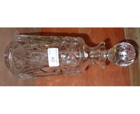 Cut glass decanter