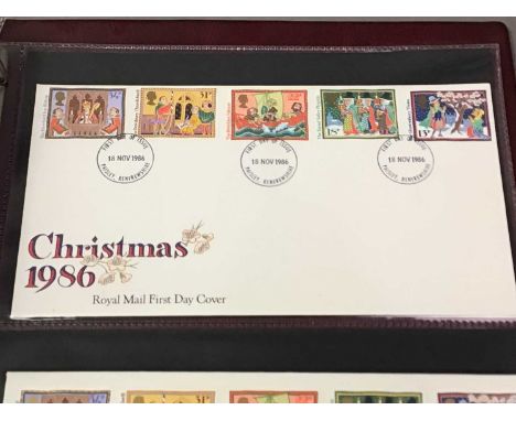 GROUP OF VARIOUS FIRST DAY COVERS contained in bindersQty: 11