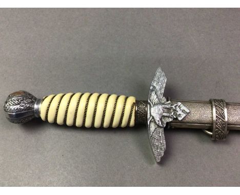 REPRODUCTION THIRD REICH LUFTWAFFE DRESS DAGGER with scabbard