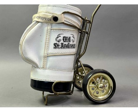 OLD ST ANDREWS 12 YEAR OLD SCOTCH WHISKY modelled in miniature caddy 