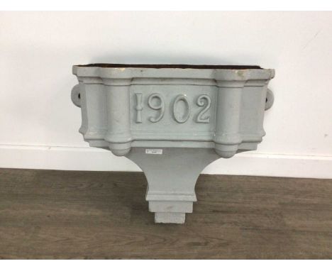 CAST IRON RAIN HOPPER 190243cm high, 55cm wide, 20cm deep 