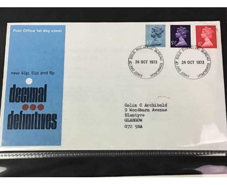 GROUP OF FIRST DAY COVERS including various examplesQty: 9